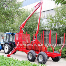 Ce Certificate High Quality Zm10006 ATV 10tons Forest Log Trailer with Crane